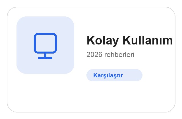Kolay Kullanım ürün rehberleri